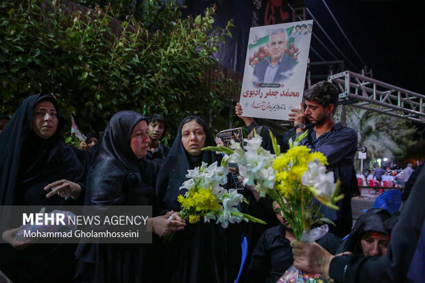 وداع با شهید محمدجعفر رادبوی در بوشهر