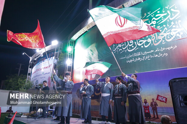 وداع با شهید محمدجعفر رادبوی در بوشهر