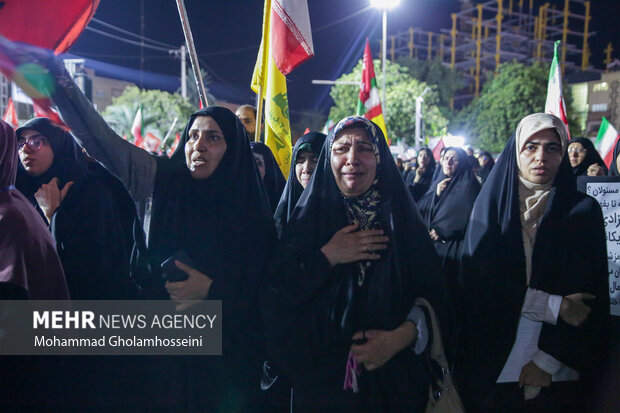 وداع با شهید محمدجعفر رادبوی در بوشهر