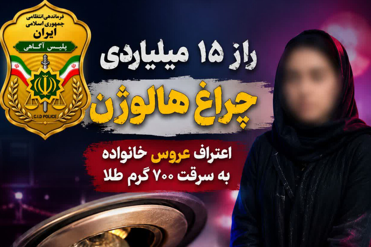 گزارش تحلیلی: راز ۱۵ میلیاردی چراغ هالوژن فاش شد؛ اعتراف عروس خانواده به سرقت طلا | مهر - کد c29e