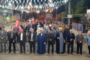 اجتماع پرشور شبانه مردم بیله سوار در خیابان
