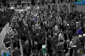 اقامه نماز استغاثه به ساحت مقدس امام زمان (عج) در حسینیه شهدای اراک