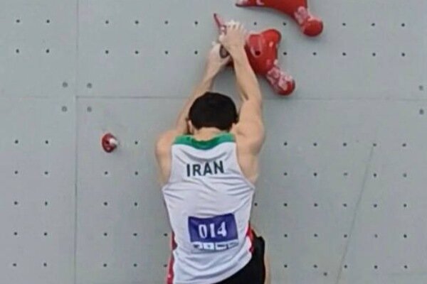 صعود علیپور به فینال چالش جهانی سنگنوردی شانگهای صعود علیپور به فینال چالش جهانی سنگنوردی شانگهای