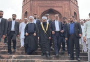 دہلی کی تاریخی جامع مسجد میں ایرانی عدلیہ کے سربراہ کی نماز جمعہ میں شرکت