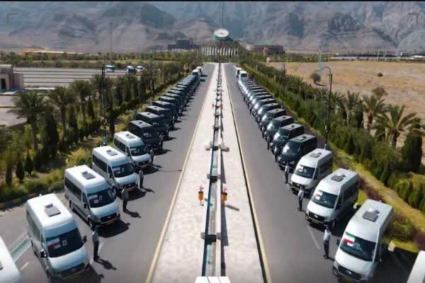 بهره برداری از ۴۵ دستگاه اتوبوس و مینی بوس جدید در منطقه گل گهر