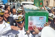پیکر مطهر شهید مهدویان در استان قزوین تشییع شد