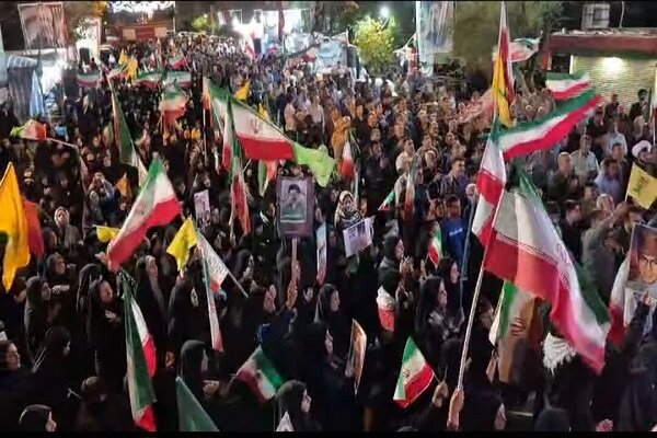 فریاد مردم پلدختر علیه جنایات آمریکا