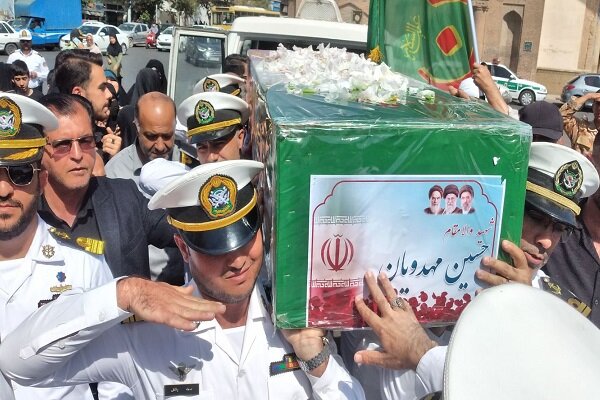 پیکر مطهر شهید مهدویان در استان قزوین تشییع شد