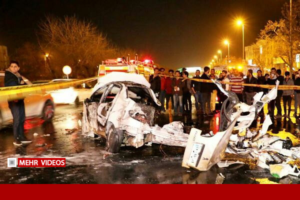 تشییع پیکر شهدای حادثه بلوار وکیل‌آباد مشهد