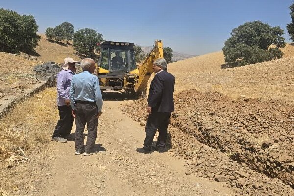 اصلاح شبکه آبرسانی روستای دارشاهی دنا با اعتبار ۸۰۰ میلیون تومان