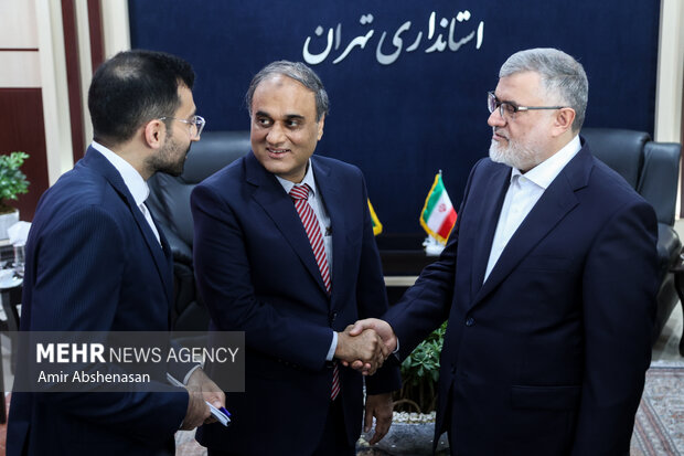 دیدار استاندار تهران با سفیر پاکستان