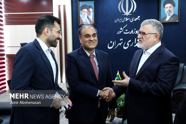 دیدار استاندار تهران با سفیر پاکستان