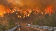 VIDEO: Massive fire engulfed Antalya, Turkey.