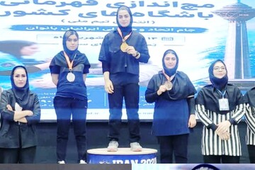 درخشش بانو سیستان و بلوچستان در مسابقات مچ‌اندازی قهرمانی کشور