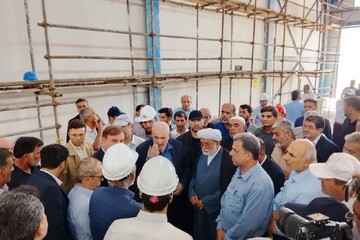 بازدید وزیر نیرو از آب‌شیرین‌کن دیر؛ پیشرفت پروژه به ۵۰ درصد رسید