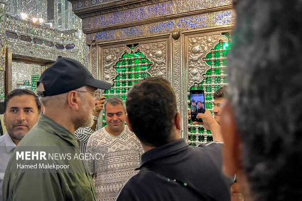 حضور رئیس مجلس در حرم مطهر حضرت عبدالعظیم حسنی(ع)