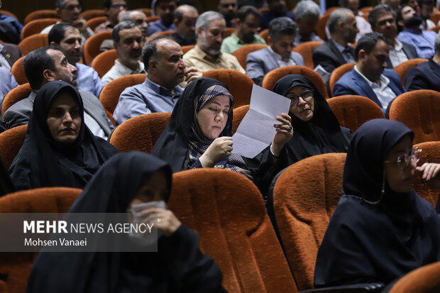 مراسم تکریم و معارفه رئیس سازمان بسیج اساتید کشور
