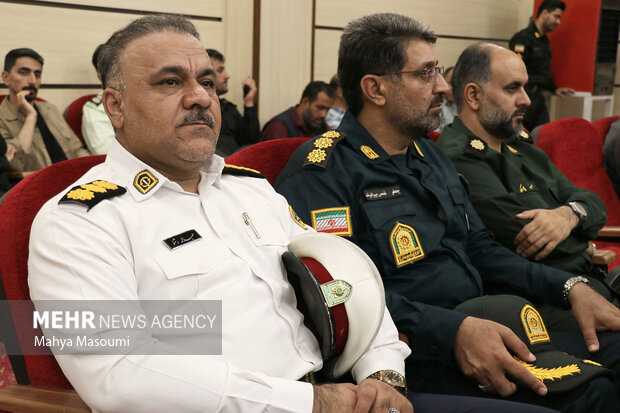 تودیع و معارفه فرمانده جدید انتظامی شرق استان تهران