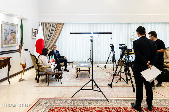Japan’s envoy concludes Iran mission, gives final interview to Tehran Times