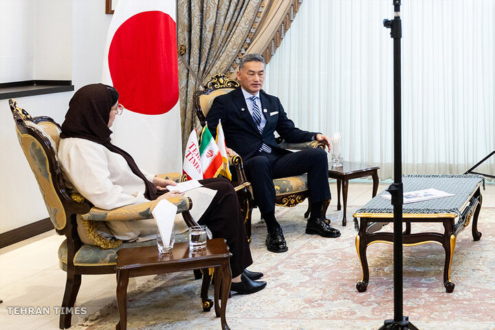 Japan’s envoy concludes Iran mission, gives final interview to Tehran Times