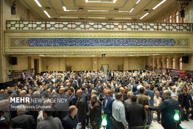 مراسم ترحیم ختم رئیس سازمان بازرسی کل کشور