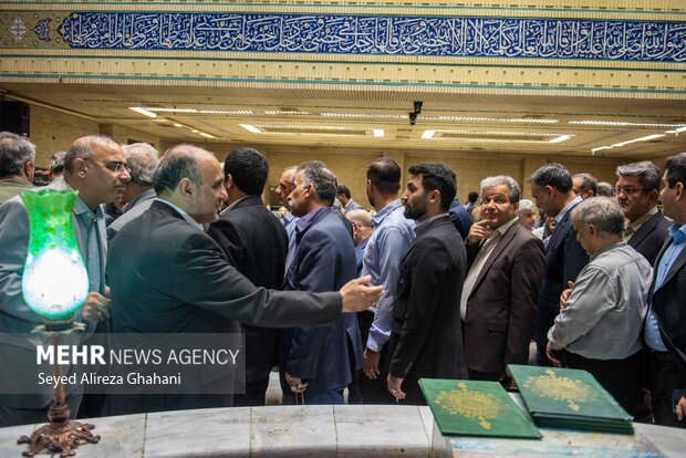 مراسم ترحیم ختم رئیس سازمان بازرسی کل کشور
