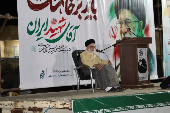 امام جمعه دیر: جنگ امروز جنگ اراده‌ها است