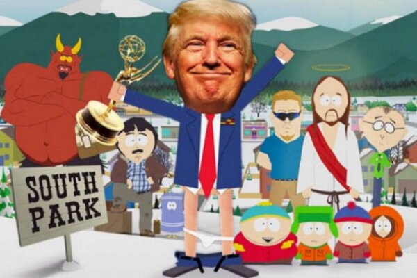 «ساوت پارک» در گرامیداشت دریافت جایزه امی، ترامپ را هم نواخت! «ساوت پارک» در گرامیداشت دریافت جایزه امی، ترامپ را هم نواخت!