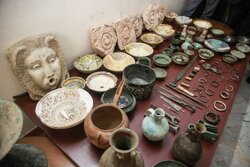 سردار نظری: اشیای تاریخی کشف‌شده در حصارچه متعلق به دوره ساسانی است