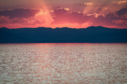 Tourists return as Lake Urmia water rises