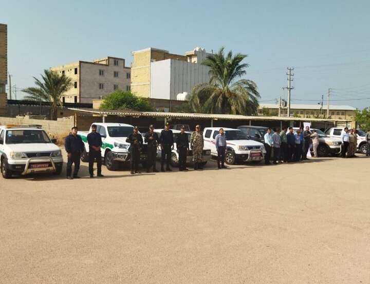 مانور طرح «حکاک» در شهرستان گناوه برگزار شد