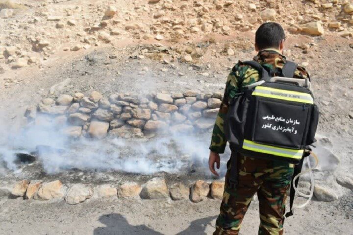 انهدام ۳۵ کوره زغال در جنگل‌های کرمانشاه