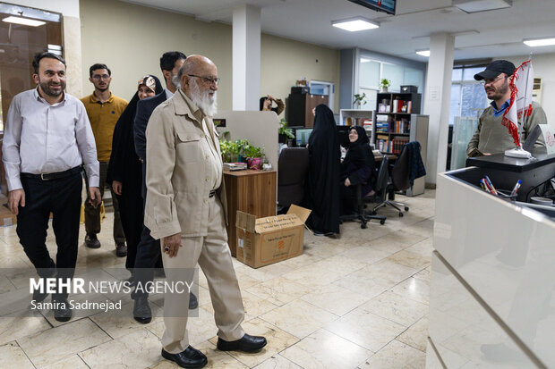 بازدید رئیس شورای اسلامی شهر تهران از گروه رسانه‌ای مهر