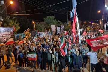 تجمع مردم یاسوج در صد و نود و چهارمین شب خونخواهی قائد شهید امت