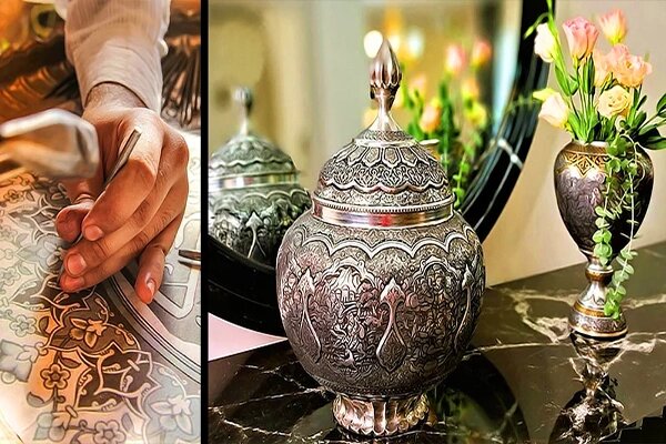 بررسی جامع: هنر قلم‌زنی در شیراز؛ وقتی تاریخ فارس روی فلز نقش می‌بندد | مهر - کد a1f3