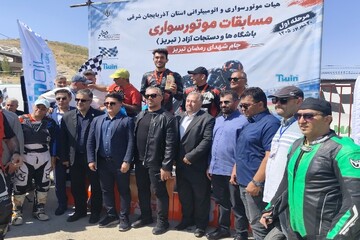 سریعترین موتورسواران آذربایجان شرقی تجلیل شدند