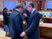 Iran, China top diplomats meet in New Delhi at BRICS Summit