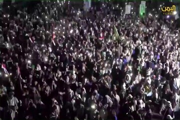 جشن میلیونی یمنی ها پس از پیروزی راهبردی در برابر عربستان 