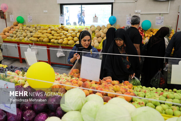 آیین افتتاح بازار میوه و تره‌بار مروارید