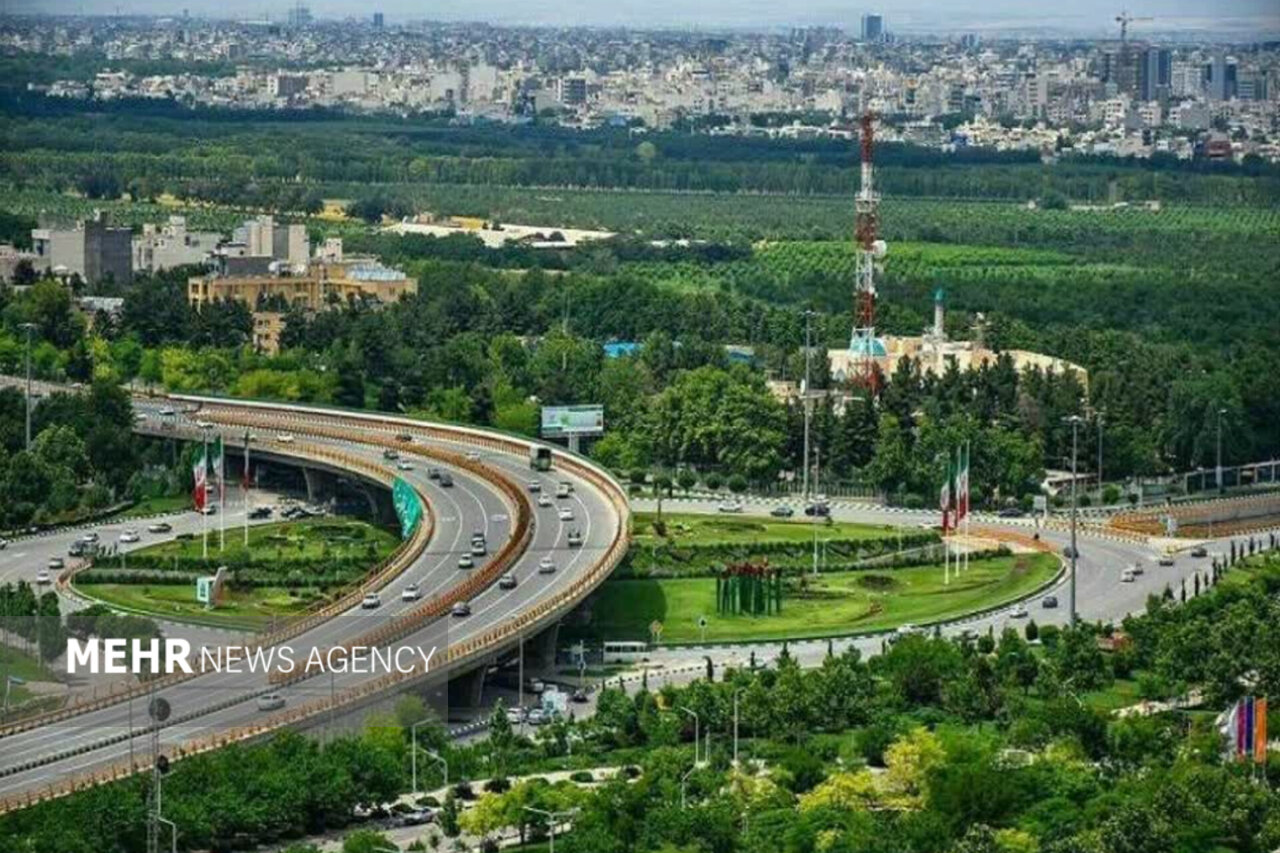 شاخص کیفیت هوای مشهد قابل قبول است
