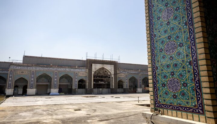 آخرین مراحل اجرایی بخش زیارتی صحن حضرت زینب(س) در کربلا/ تصاویر