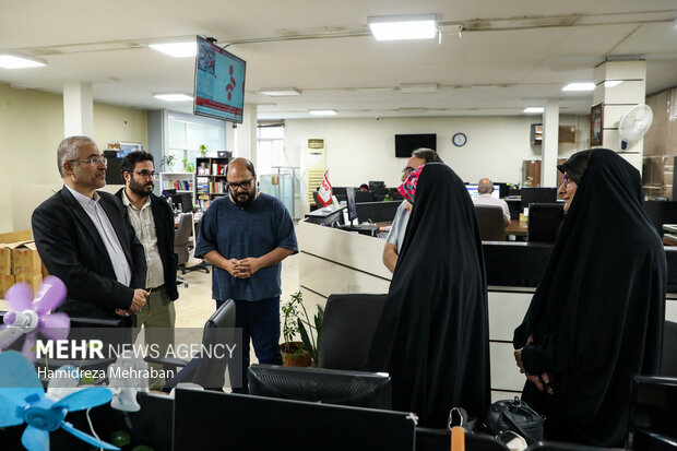 پیمان فلسفی از خبرگزاری مهر بازدید کرد