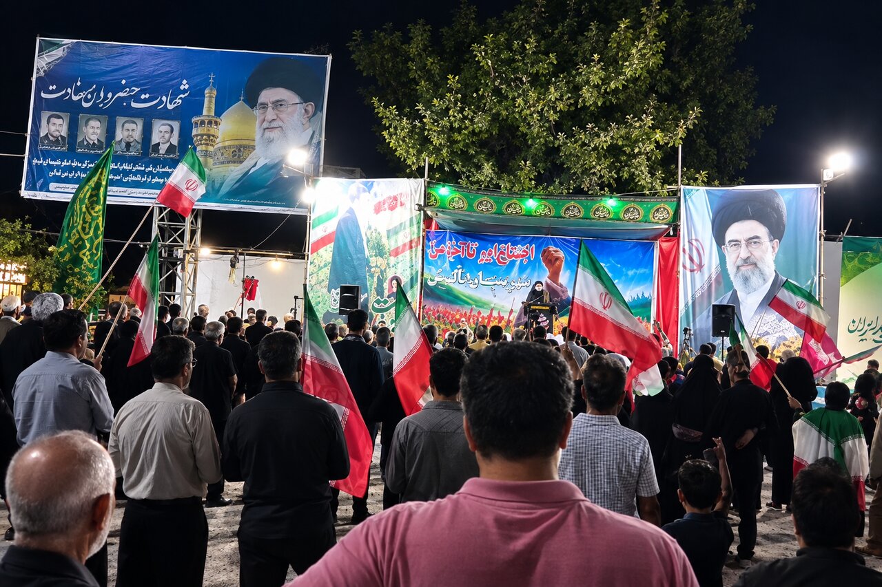 قرار ۱۹۷ مردم تالش در خونخواهی رهبر شهید و حمایت از وطن