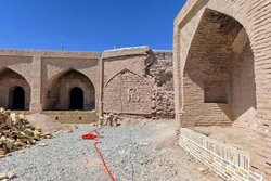 احیا و مرمت کاروانسرای تاریخی مرندیز شهرستان بجستان