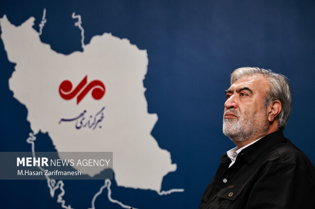 حضور رئیس کمیسیون امنیت ملی مجلس در گروه رسانه‌ای مهر