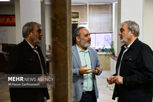 حضور رئیس کمیسیون امنیت ملی مجلس در گروه رسانه‌ای مهر