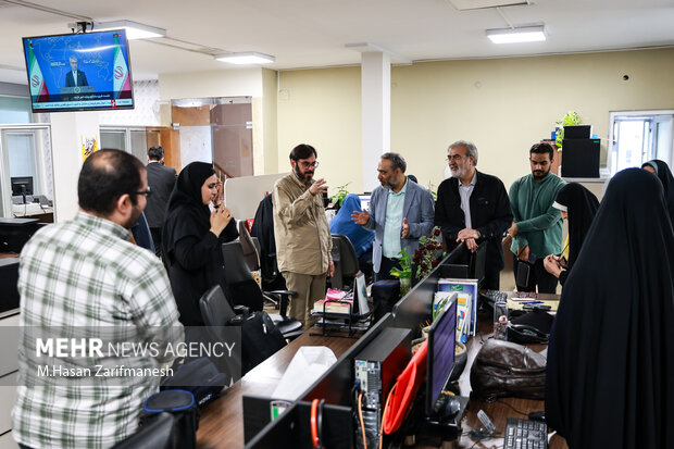 حضور رئیس کمیسیون امنیت ملی مجلس در گروه رسانه‌ای مهر