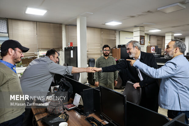 حضور رئیس کمیسیون امنیت ملی مجلس در گروه رسانه‌ای مهر