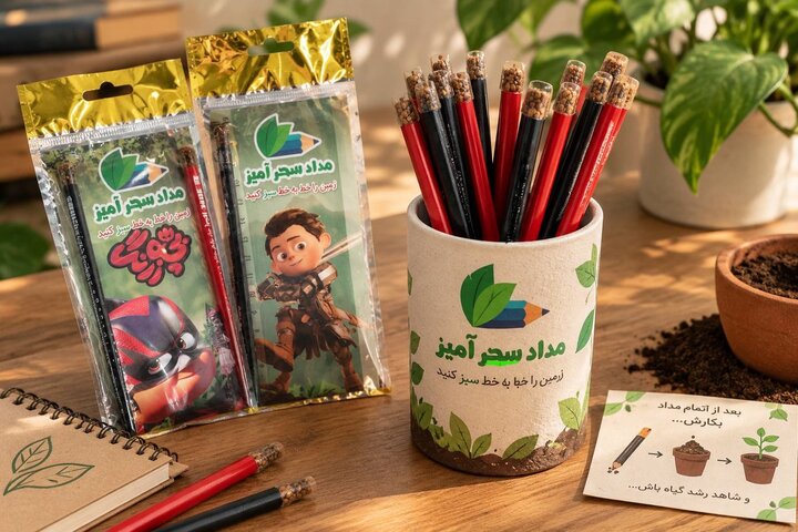 مدادهایی که بعد از تمام شدن، سبز میشوند مدادهایی که بعد از تمام شدن، سبز میشوند