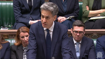 British Foreign Secretary Ed Miliband